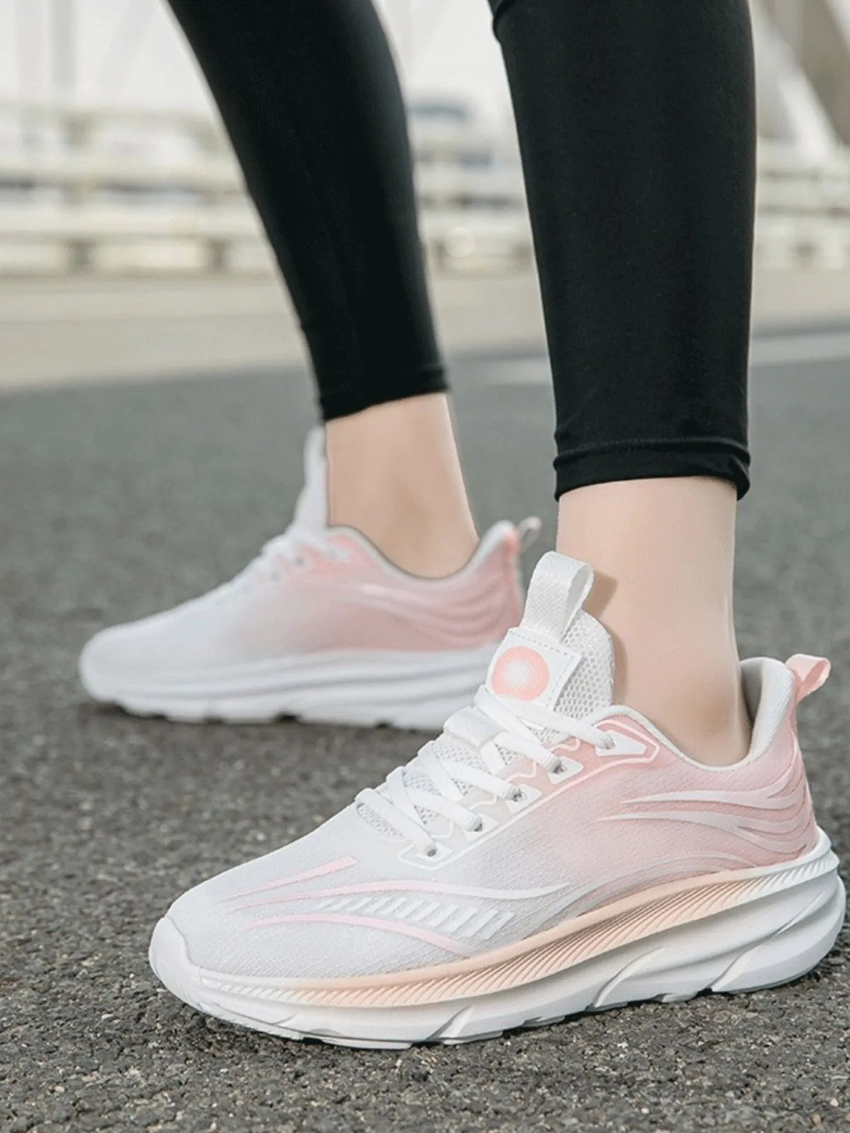Gradient Colorful Breathable Athletic - Ladyez