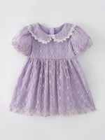 Children's Lace Peter Pan Collar Dress