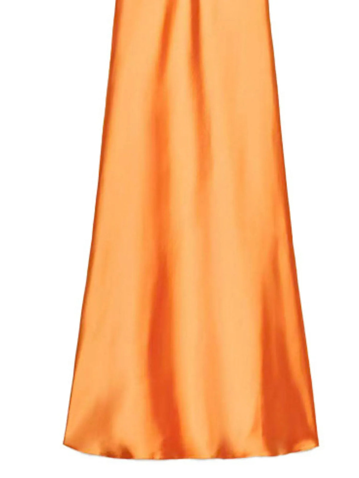 Satin V-Neck Cami Dress - Ladyez