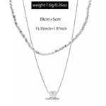 Double Layered Pearl Necklace