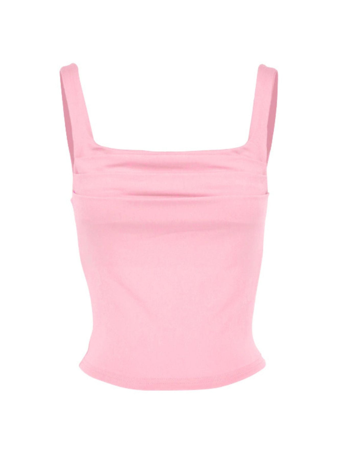Ruched Square Neck Tank