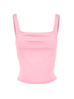 Ruched Square Neck Tank