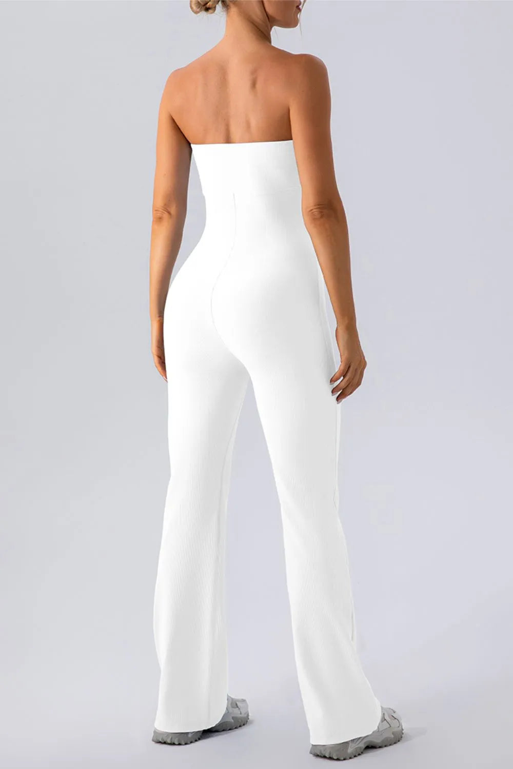 Sleeveless Straight Active Jumpsuit - Ladyez