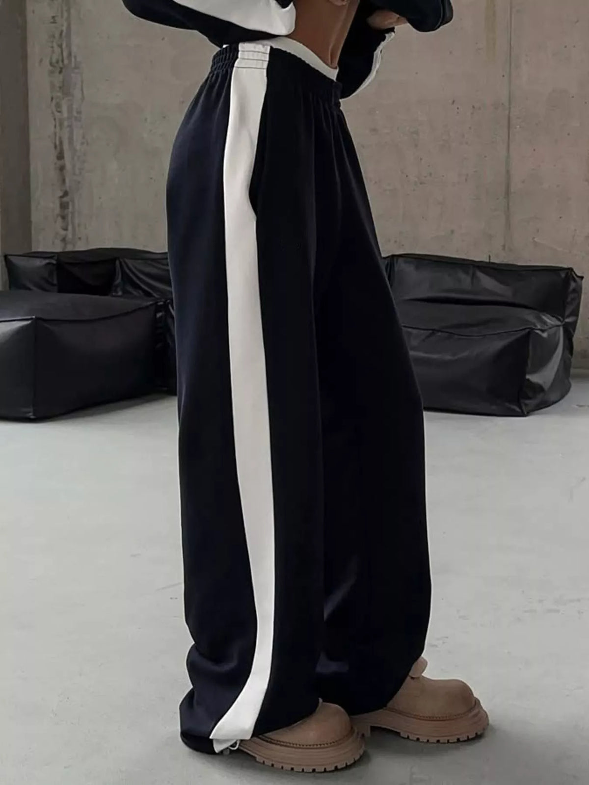 Zip Up Long Sleeve Outerwear and Pants Set
