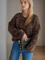 Dropped Shoulder Long Sleeve Sweater