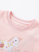 Children's Unicorn Ruffle Sleeve Dress
