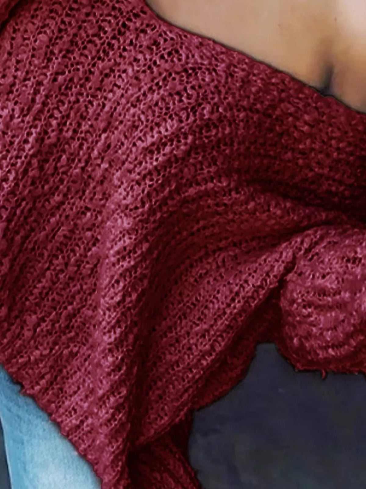 Loose Fit Long Sleeve Sweater