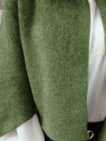 Full Size Solid Color Long Sleeve Outerwear Plus Size