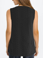 Full Size Scoop Neck Wide Strap Tank Plus Size - Ladyez