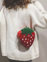 Strawberry Shaped Crossbody Bag