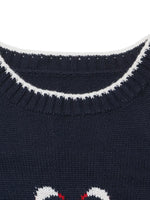 Swan Dropped Shoulder Sweater