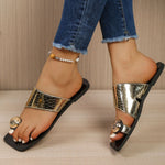Toe Ring Flat Sandals