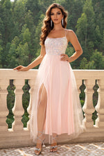 Lace-Up Backless Mesh Dress - Ladyez