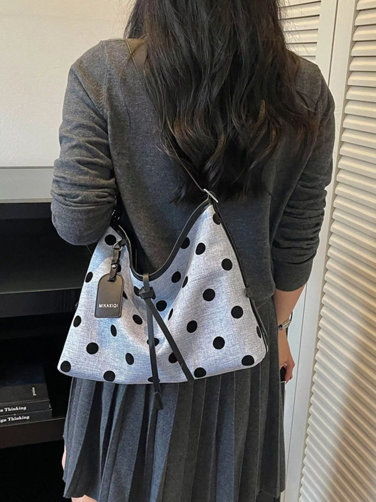Polka Dot Shoulder Bag
