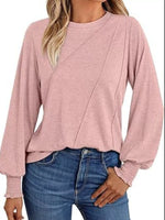 Round Neck Long Sleeve Top