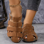 Round Toe Flats Sandals