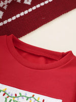 Children's Christmas Tree Sweatshirt & Pants Set