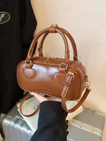 Vintage Style Crossbody Bag with Charm