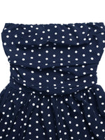 Polka Dot Tube A-Line Dress