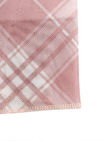 Plaid Ruffle Trim Cami