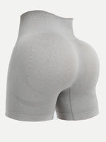 High Waist Active Shorts - Ladyez