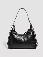 Buckled Strap Shoulder Bag