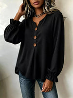 Waffle Knit Long Sleeve Top