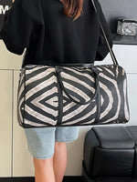Zebra Print Duffle Bag