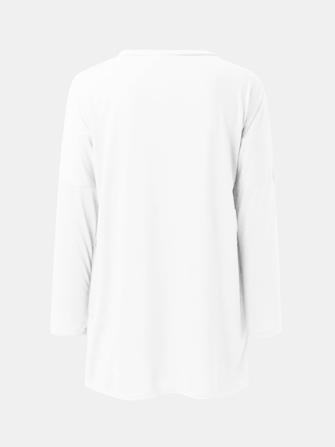 Full Size Round Neck Long Sleeve T-Shirt - Ladyez