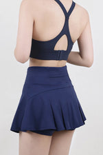 High Waist Pleated Active Skirt - Ladyez