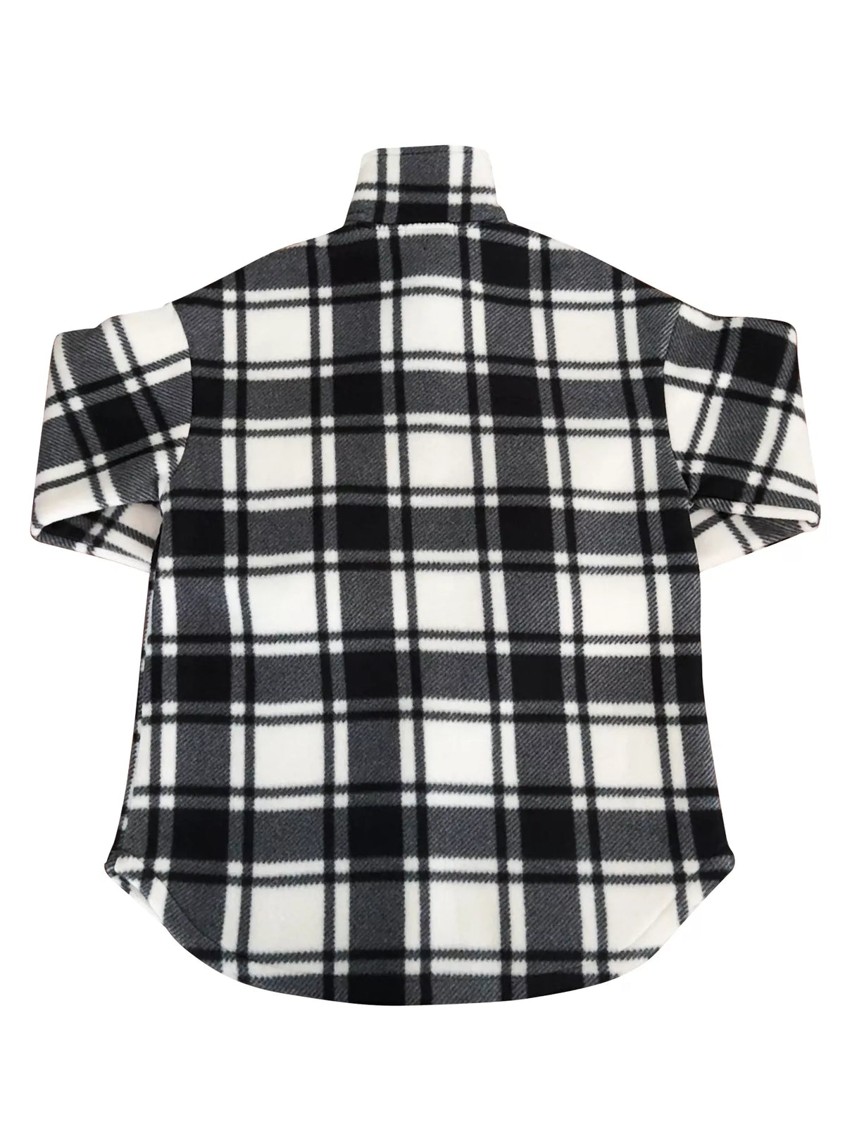 Plaid Button-Up Jacket