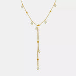 18K Gold-Plated Pearl Drop Necklace