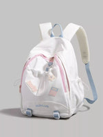 Drawstring Contrast Backpack Bag