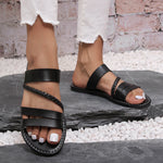 Open Toe Flats Sandals