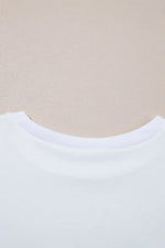 Loose Half Sleeve Hi Low Hem T Shirt
