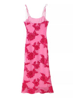Floral Tie Shoulder Maxi Dress