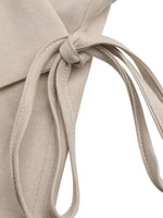 Surplice Wrap Top and Shorts Set