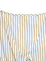 Striped Vest & Wide Leg Pants Set