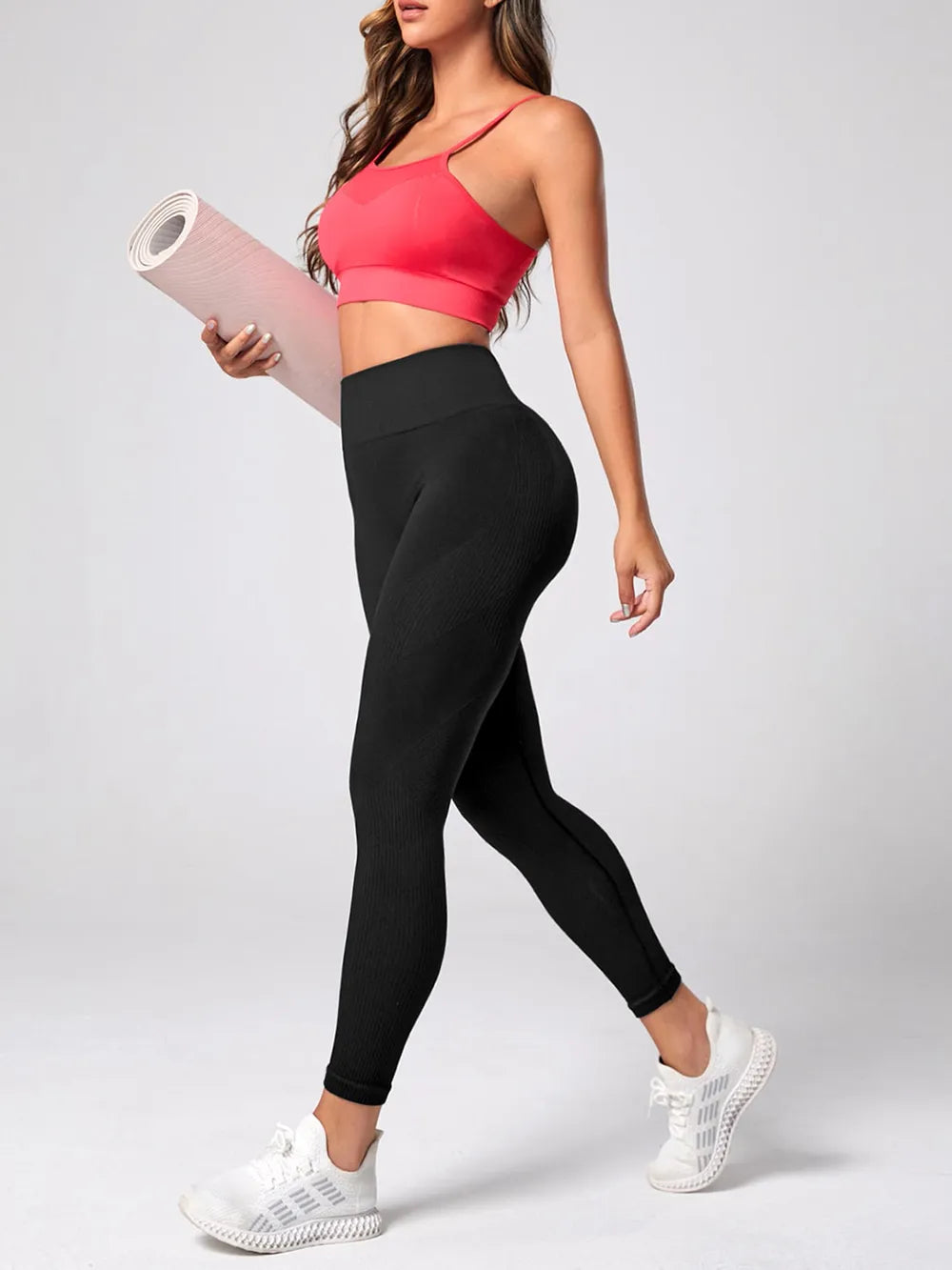High Waist Active Leggings - Ladyez