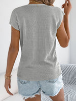 Cable Knit Button-Down Cardigan