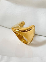 18K Gold-Plated U-Shaped Ring - Ladyez