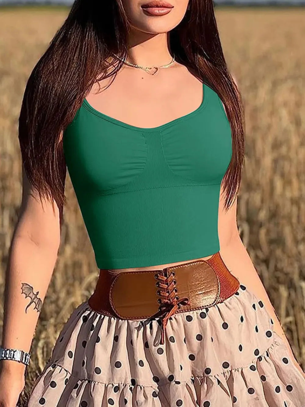 Wide Strap Active Tank - Ladyez
