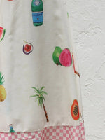 Printed Square Neck Maxi Cami Dress - Ladyez