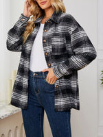 Plaid Button-Up Shirt