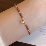 Lightweight Beaded Charm Bracelet