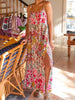 Full Size Square Neck Cami Dress with Side Slit Plus Size