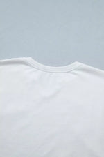 Patriot Star Patched Notched Neck Mineral Washed Tee