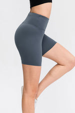 Wide Waistband Sports Shorts - Ladyez