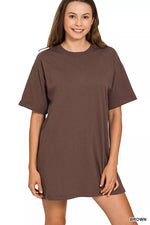 Zenana Short Sleeve Mini Tee Dress