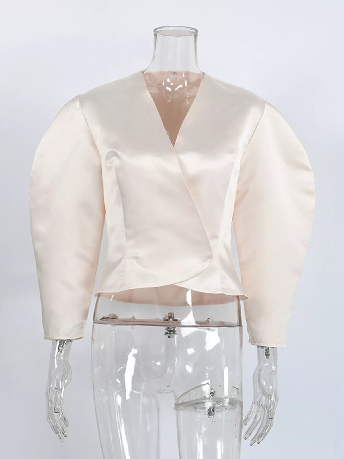 Puff Sleeve Cropped Outerwear